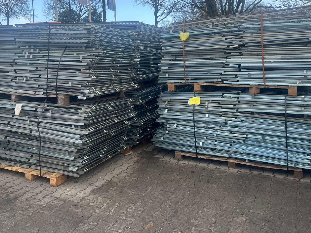 Kosz Metalowy Siatkowy Nadstawka Składany Gitterbox 120x80x150cm. 7